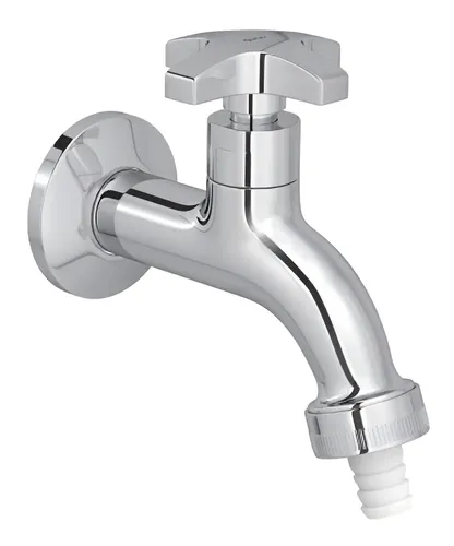 Torneira Deca para Jardim e Tanque Max com Adaptador de Mangueira Max Cromado - 1153.C34