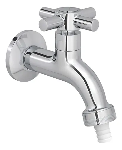 Torneira Deca para Jardim e Tanque com Adaptador de Mangueira Izy Cromado - 1153.C37